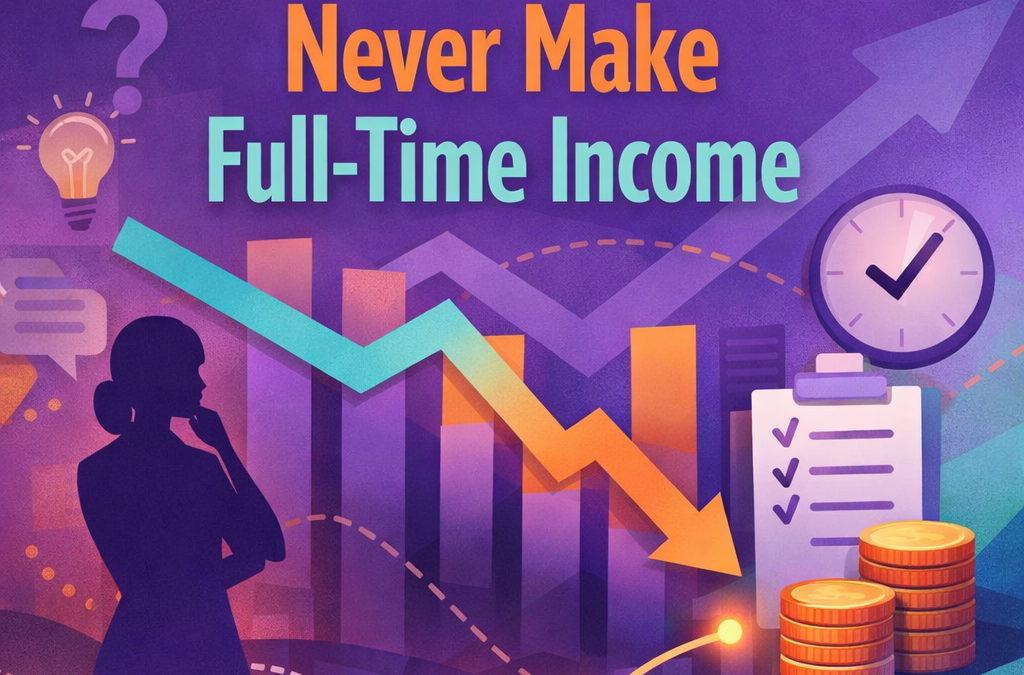 Why Most Coaches Never Make Full-Time Income (And What Actually Changes That)